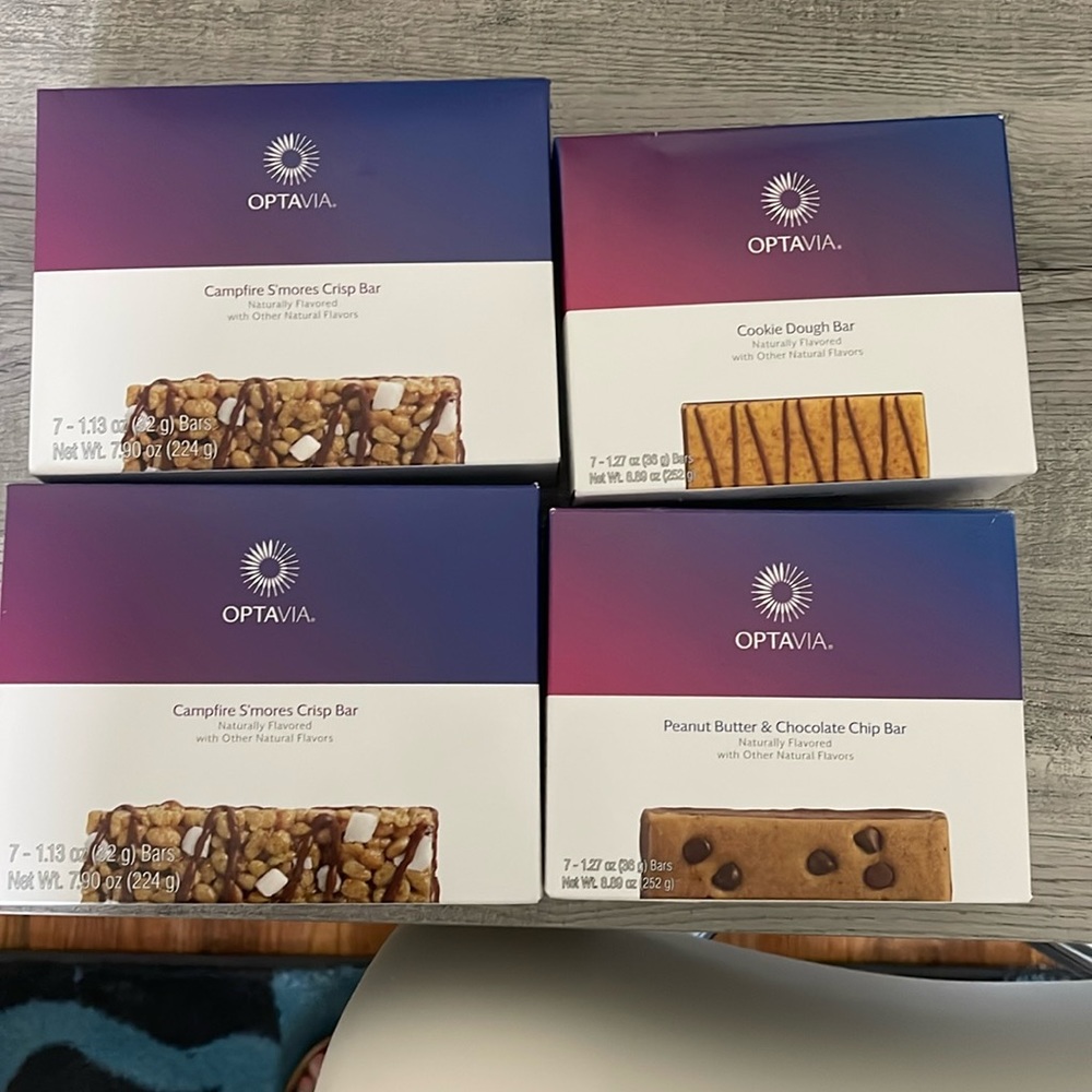 OPTAVIA’s lot of 4 boxes